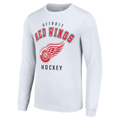 NHL Detroit Red Wings Starter Logo Long Sleeve T-Shirt - White