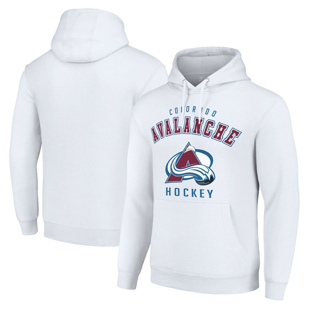 NHL Colorado Avalanche Starter Logo Pullover Hoodie - White