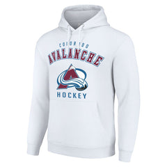 NHL Colorado Avalanche Starter Logo Pullover Hoodie - White