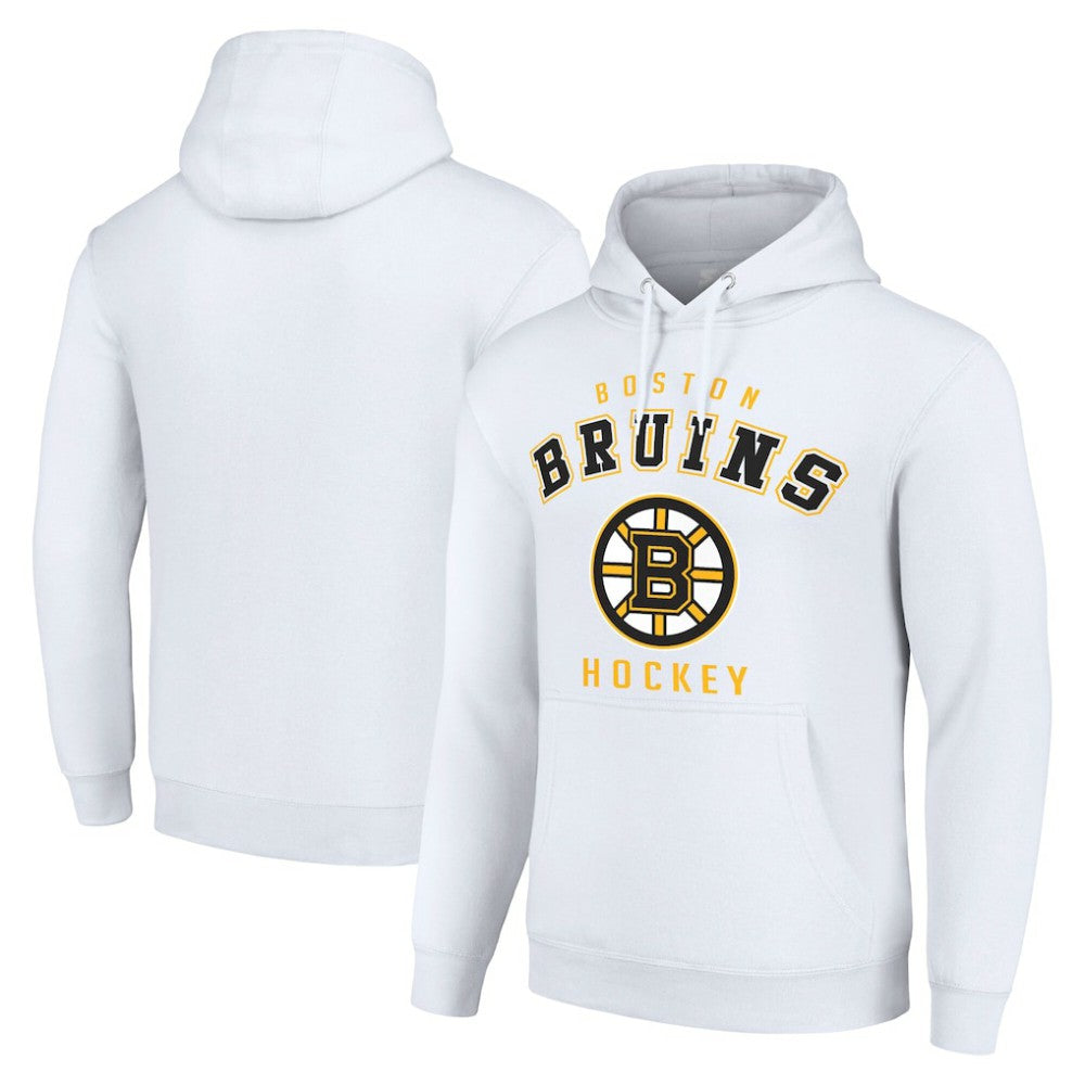 NHL Boston Bruins Starter Logo Pullover Hoodie - White