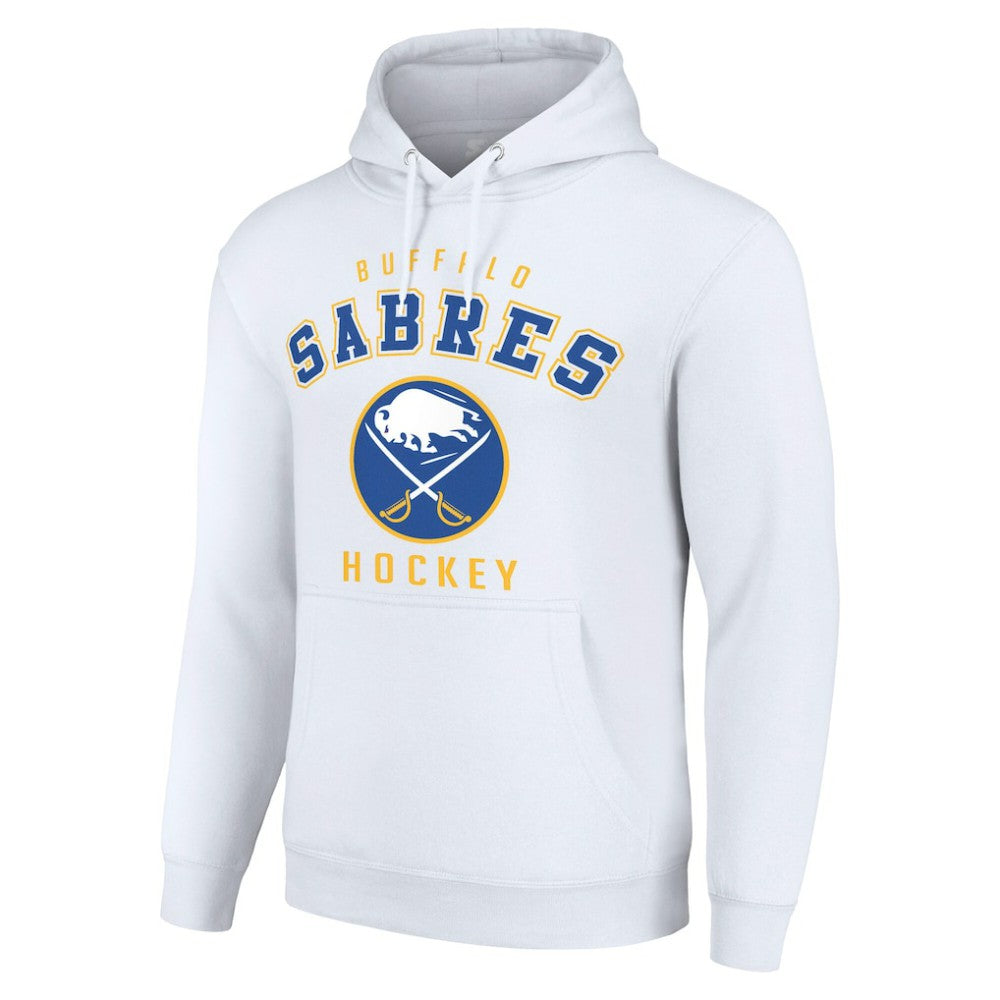 NHL Buffalo Sabres Starter Logo Pullover Hoodie - White