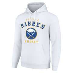 NHL Buffalo Sabres Starter Logo Pullover Hoodie - White