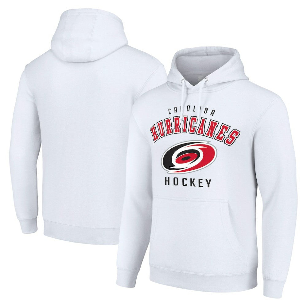 NHL Carolina Hurricanes Starter Logo Pullover Hoodie - White