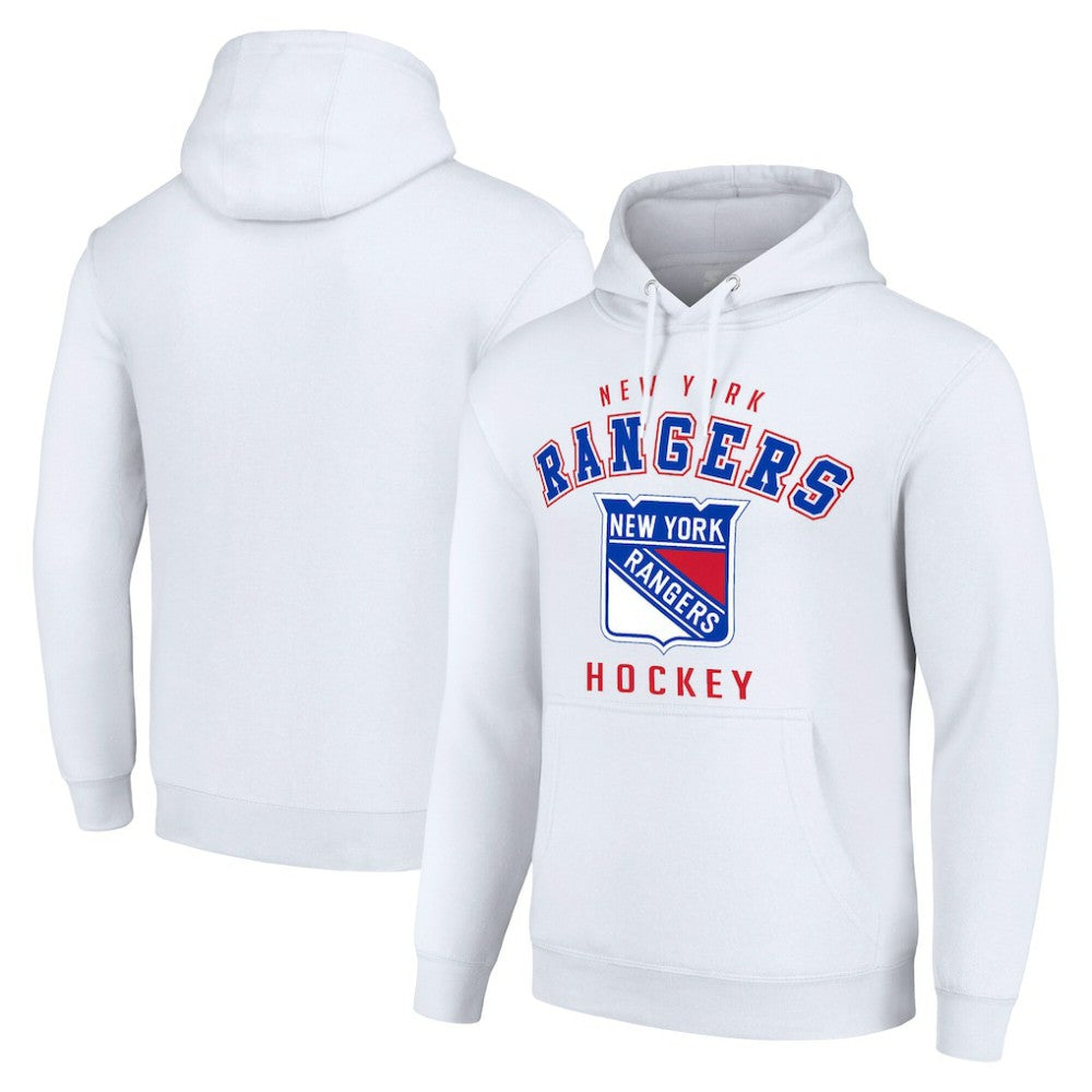 NHL New York Rangers Starter Logo Pullover Hoodie - White