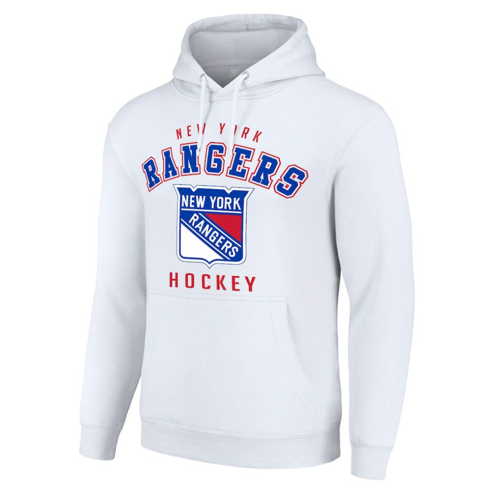 NHL New York Rangers Starter Logo Pullover Hoodie - White