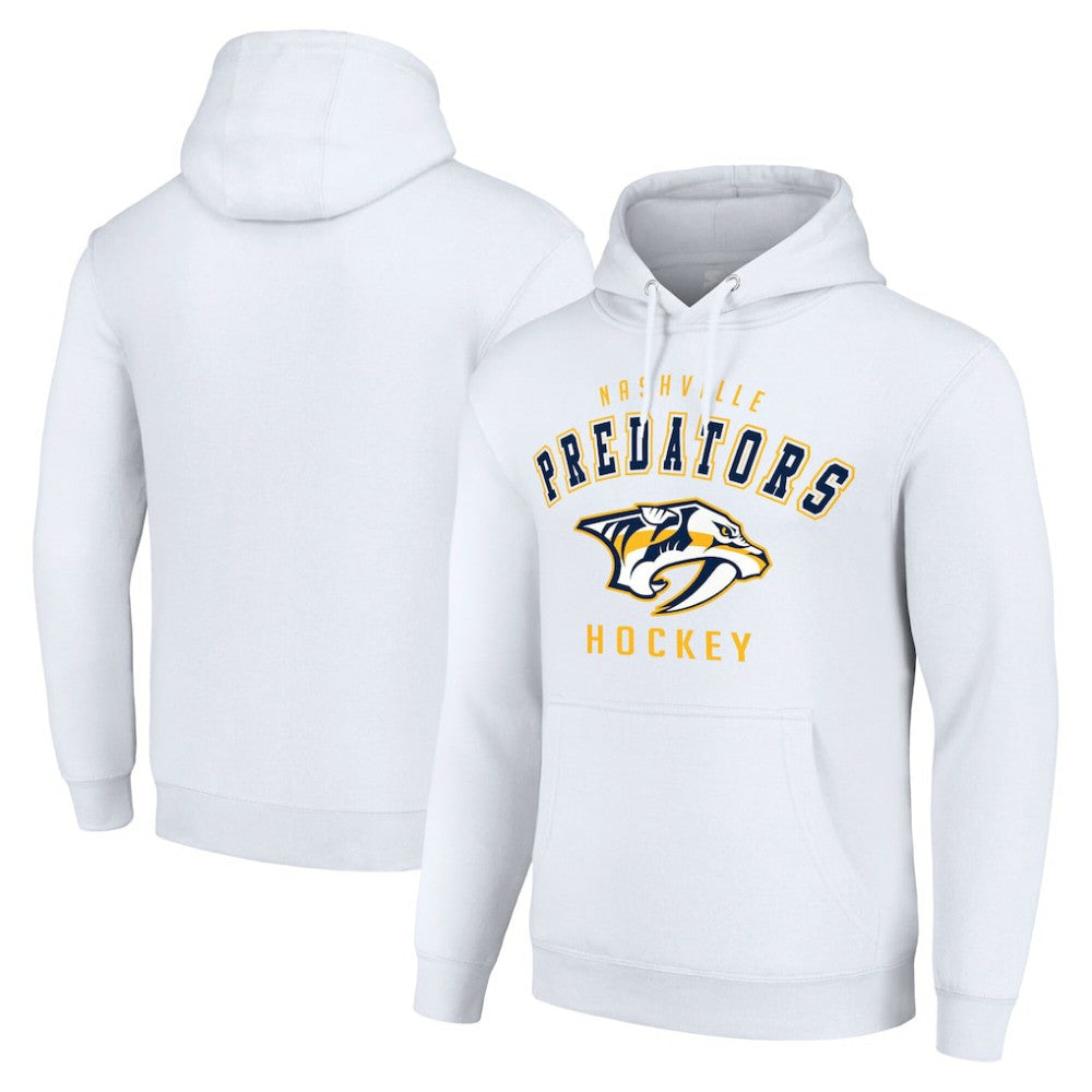 NHL Nashville Predators Starter Logo Pullover Hoodie - White