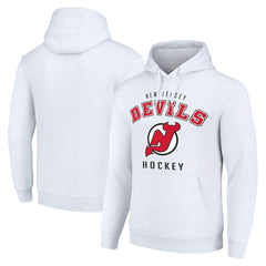 NHL New Jersey Devils Starter Logo Pullover Hoodie - White