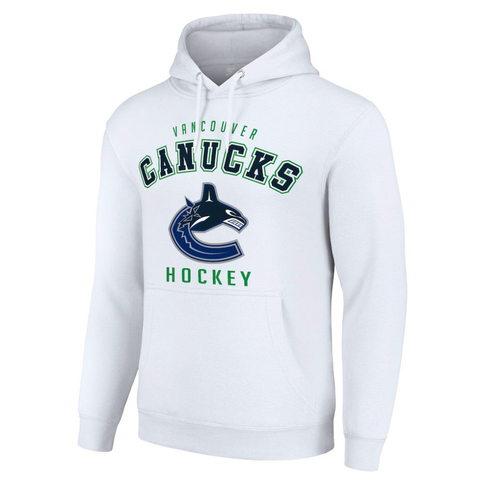 NHL Vancouver Canucks Starter Logo Pullover Hoodie - White