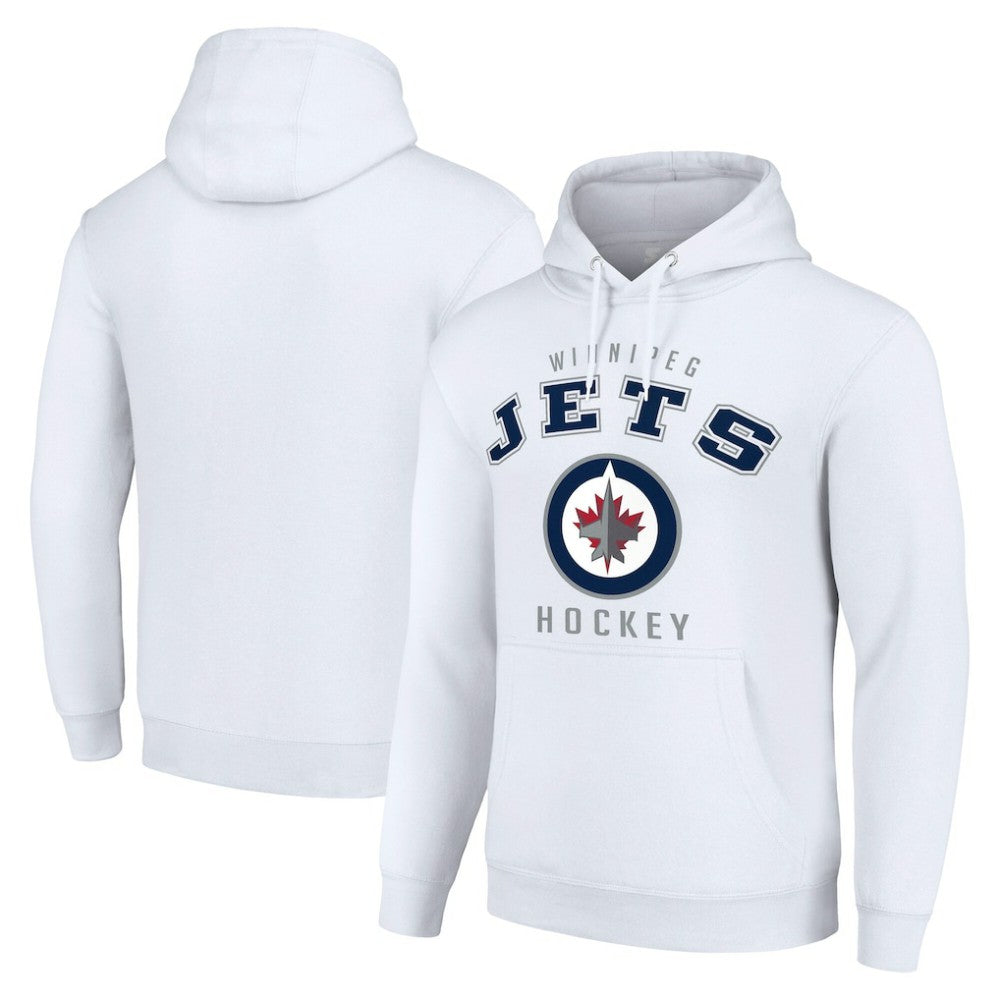 NHL Winnipeg Jets Starter Logo Pullover Hoodie - White