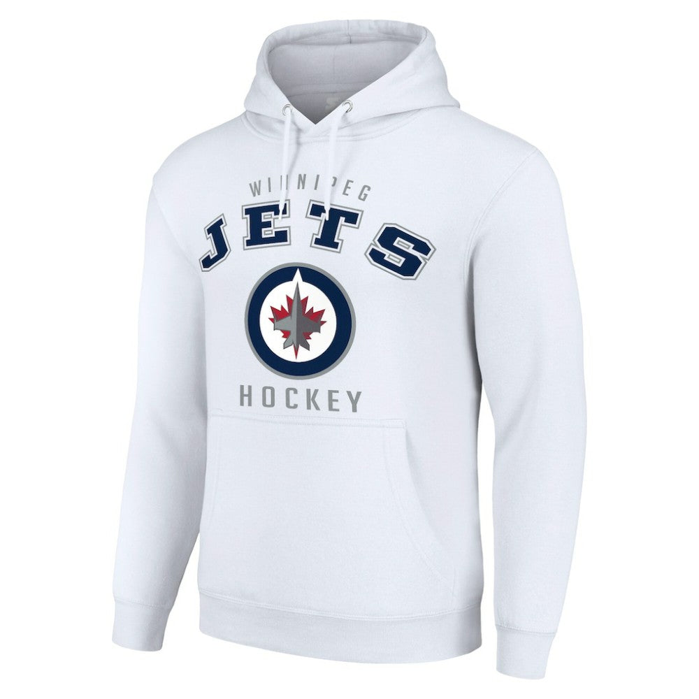 NHL Winnipeg Jets Starter Logo Pullover Hoodie - White