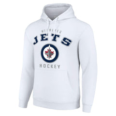 NHL Winnipeg Jets Starter Logo Pullover Hoodie - White