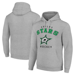 NHL Dallas Stars Starter Logo Pullover Hoodie - Heather Gray