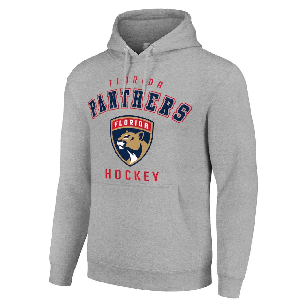 NHL Florida Panthers Starter Logo Pullover Hoodie - Heather Gray