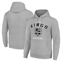 NHL Los Angeles Kings Starter Logo Pullover Hoodie - Heather Gray