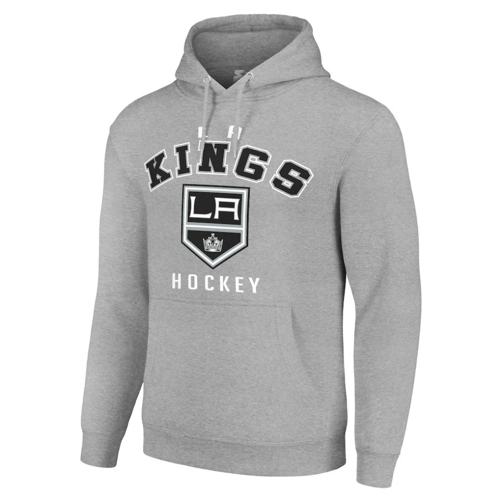 NHL Los Angeles Kings Starter Logo Pullover Hoodie - Heather Gray