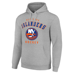 NHL New York Islanders Starter Logo Pullover Hoodie - Heather Gray