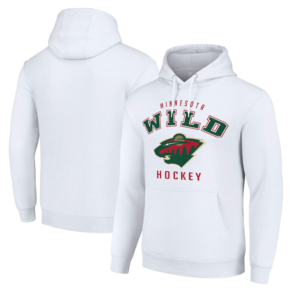 NHL Minnesota Wild Starter Logo Pullover Hoodie - White