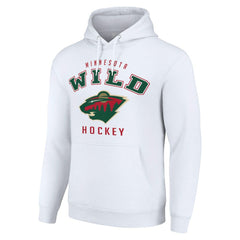 NHL Minnesota Wild Starter Logo Pullover Hoodie - White