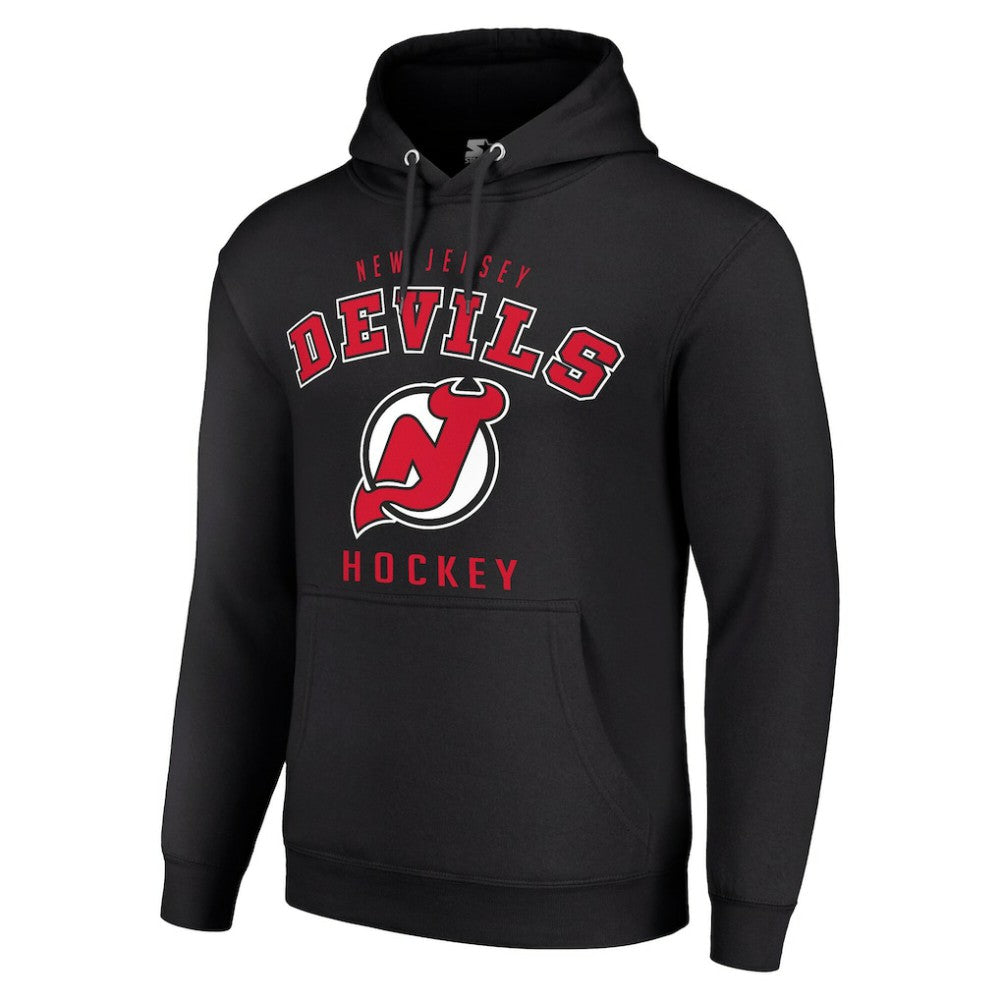 NHL New Jersey Devils Starter Logo Pullover Hoodie - Black
