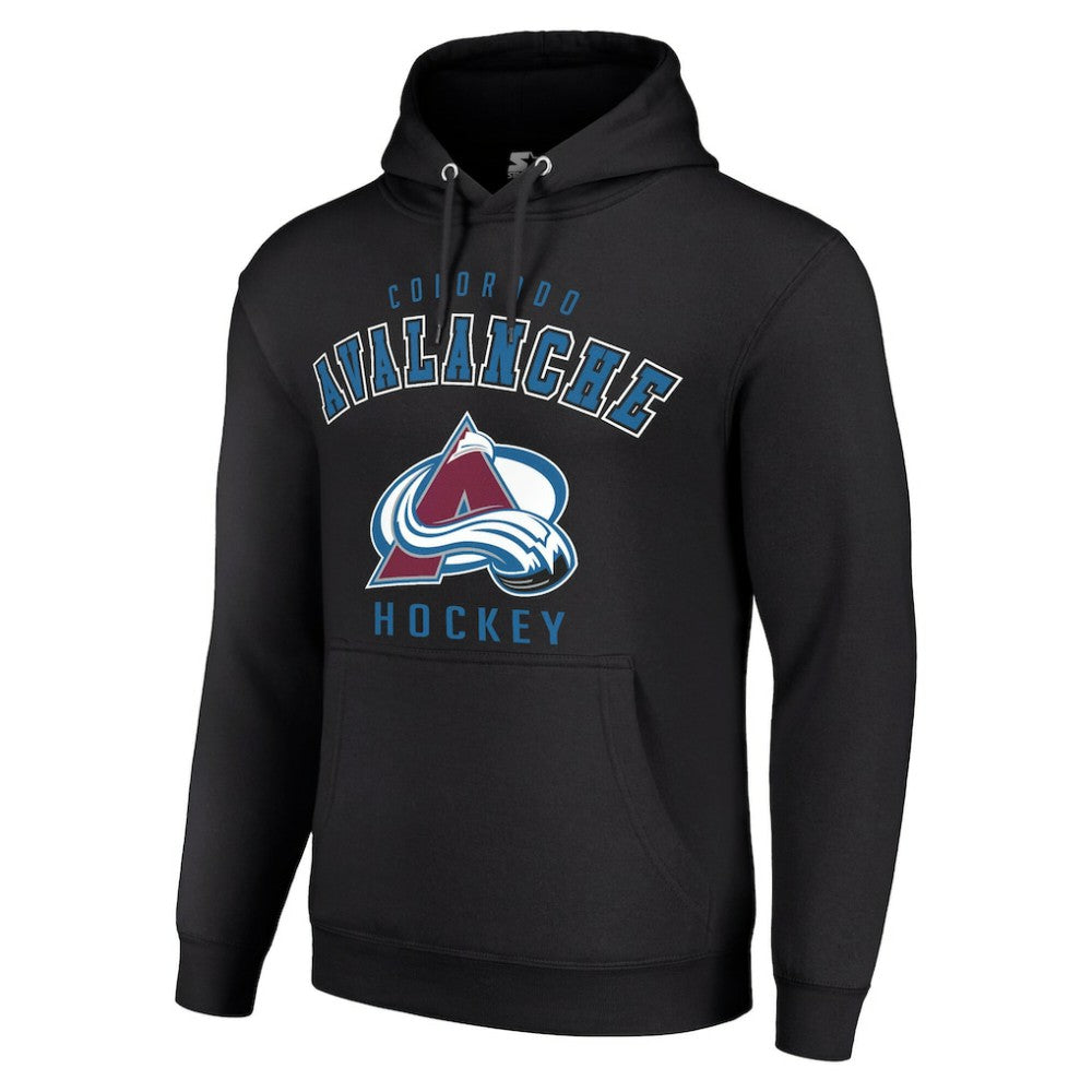 NHL Colorado Avalanche Starter Logo Pullover Hoodie - Black