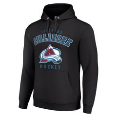 NHL Colorado Avalanche Starter Logo Pullover Hoodie - Black