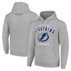 NHL Tampa Bay Lightning Starter Logo Pullover Hoodie - Heather Gray