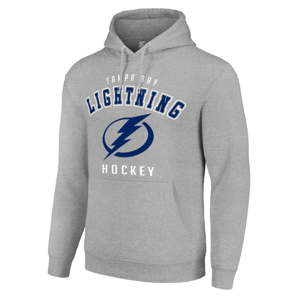NHL Tampa Bay Lightning Starter Logo Pullover Hoodie - Heather Gray