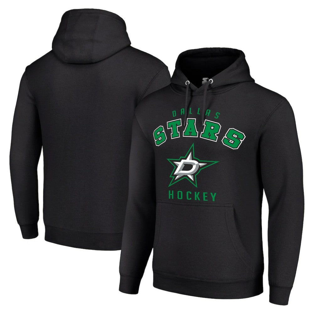 NHL Dallas Stars Starter Logo Pullover Hoodie - Black
