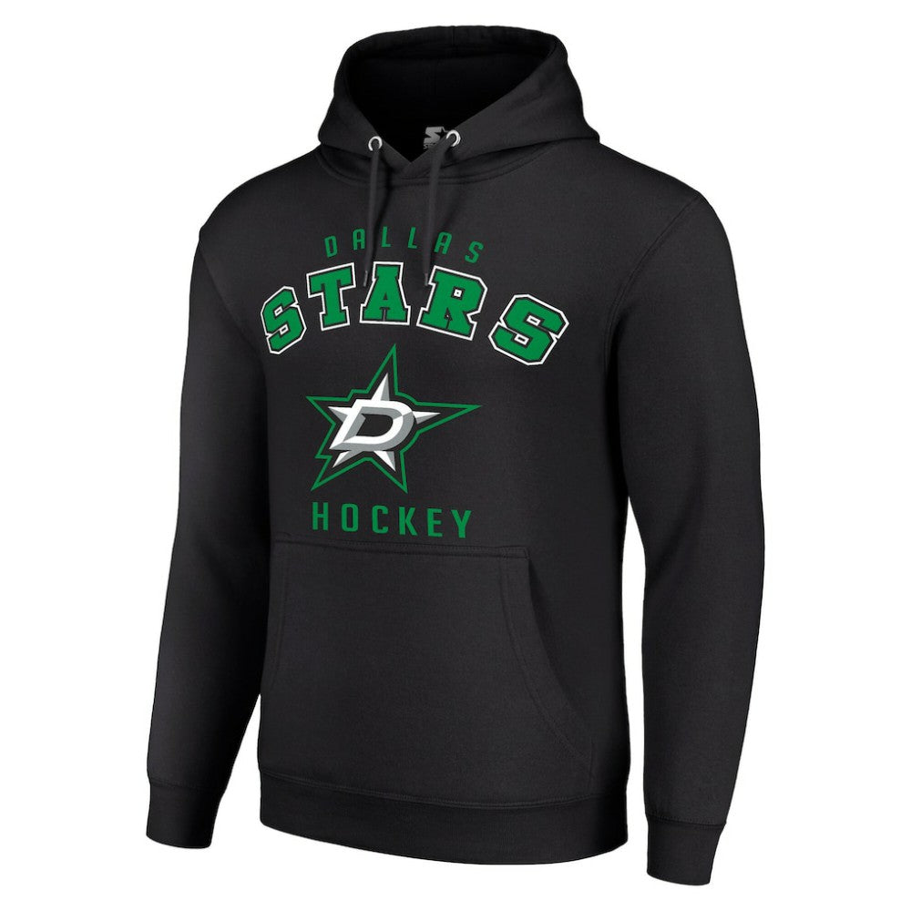 NHL Dallas Stars Starter Logo Pullover Hoodie - Black