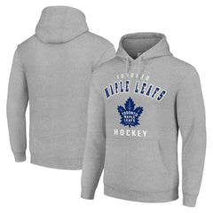 NHL Toronto Maple Leafs Starter Logo Pullover Hoodie - Heather Gray