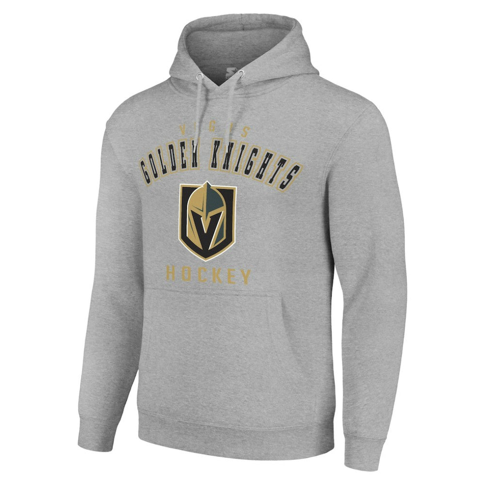 NHL Vegas Golden Knights Starter Logo Pullover Hoodie - Heather Gray