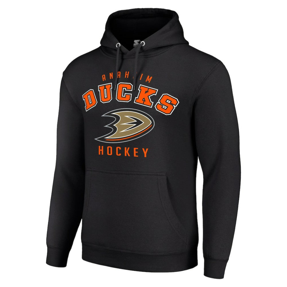 NHL Anaheim Ducks Starter Logo Pullover Hoodie - Black