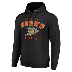 NHL Anaheim Ducks Starter Logo Pullover Hoodie - Black