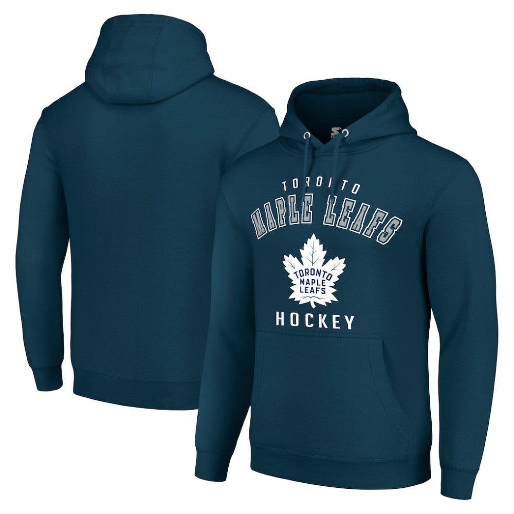NHL Toronto Maple Leafs Starter Logo Pullover Hoodie - Navy