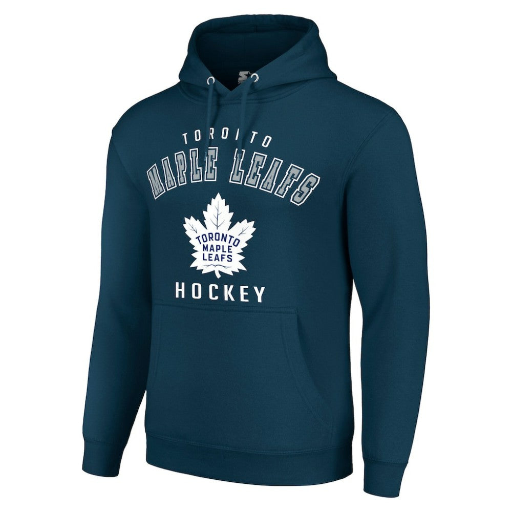 NHL Toronto Maple Leafs Starter Logo Pullover Hoodie - Navy