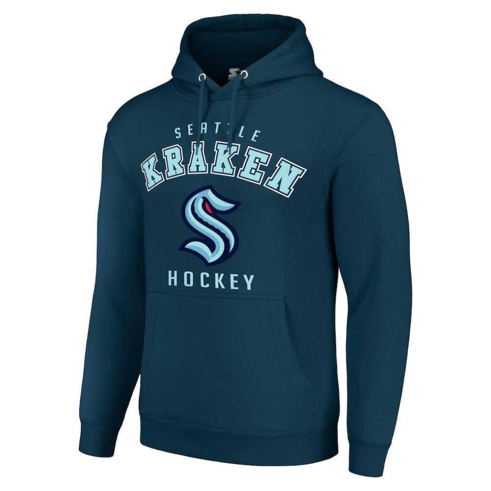 NHL Seattle Kraken Starter Logo Pullover Hoodie - Navy