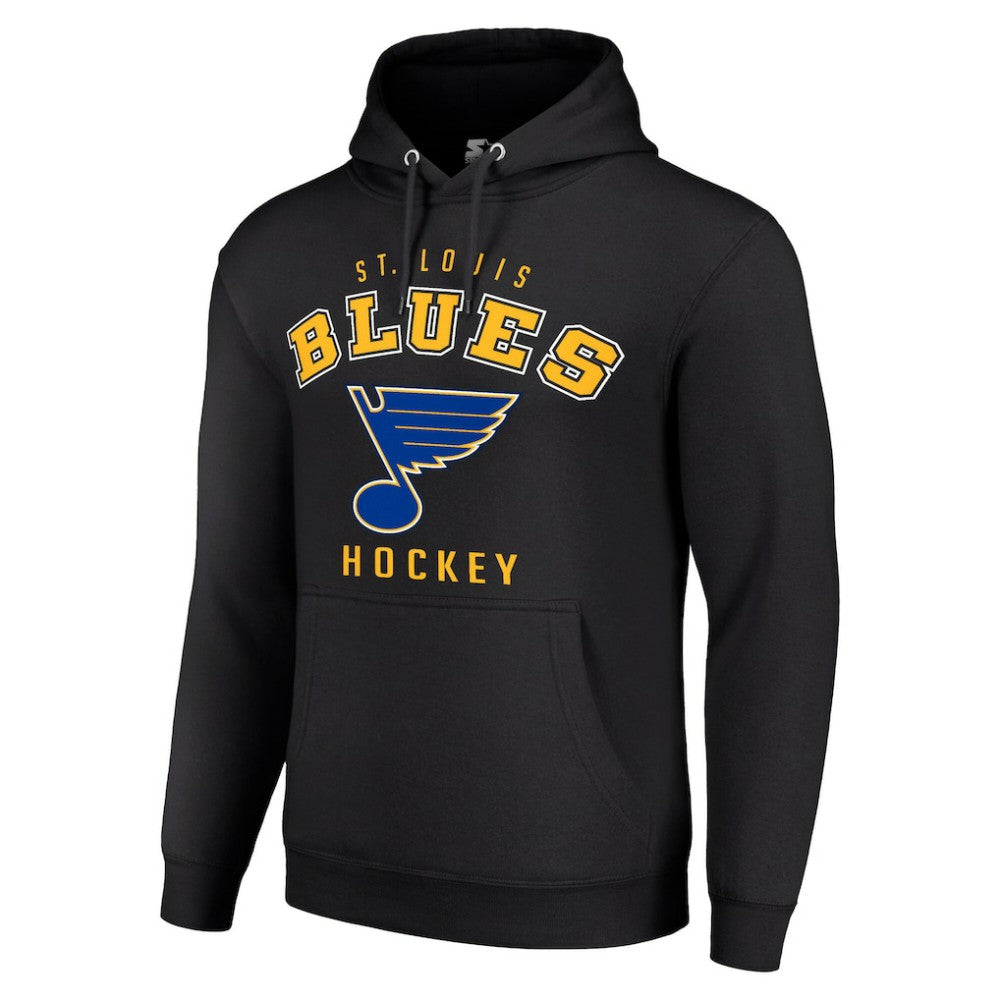 NHL St. Louis Blues Starter Logo Pullover Hoodie - Black