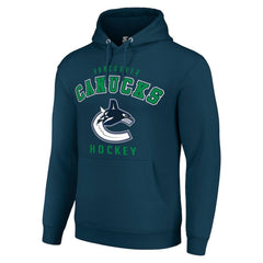 NHL Vancouver Canucks Starter Logo Pullover Hoodie - Navy