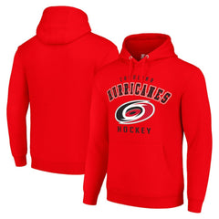 NHL Carolina Hurricanes Starter Logo Pullover Hoodie - Red