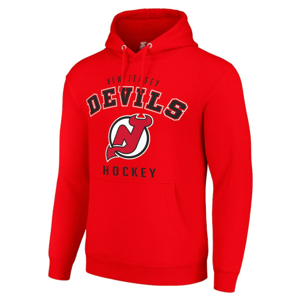 NHL New Jersey Devils Starter Logo Pullover Hoodie - Red