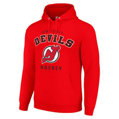 NHL New Jersey Devils Starter Logo Pullover Hoodie - Red