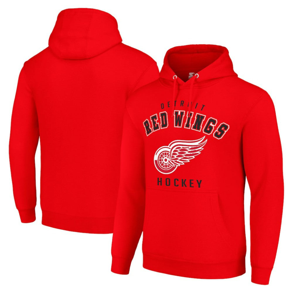 NHL Detroit Red Wings Starter Logo Pullover Hoodie - Red