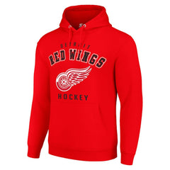NHL Detroit Red Wings Starter Logo Pullover Hoodie - Red
