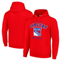 NHL New York Rangers Starter Logo Pullover Hoodie - Red