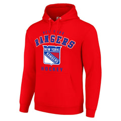 NHL New York Rangers Starter Logo Pullover Hoodie - Red