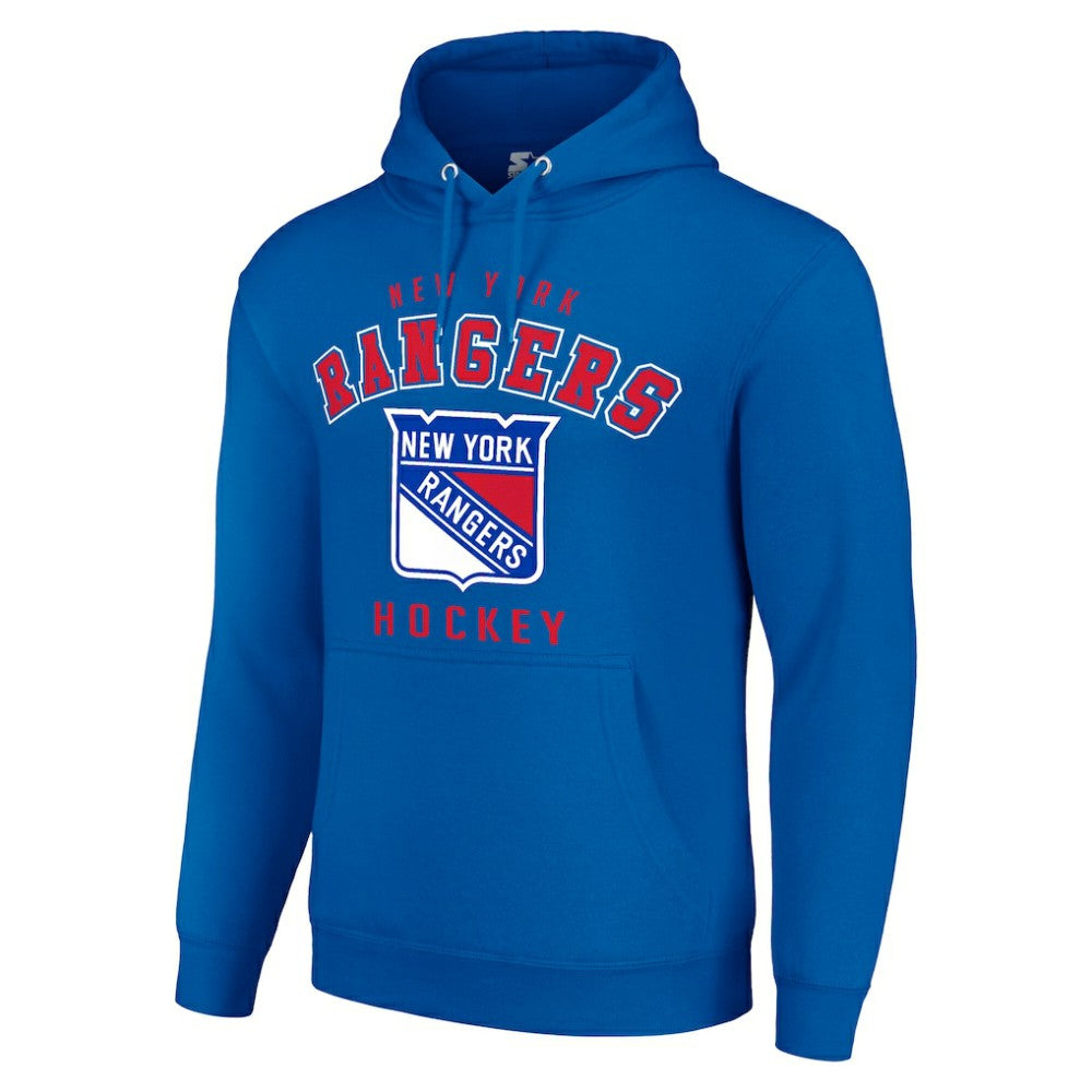 NHL New York Rangers Starter Logo Pullover Hoodie - Royal