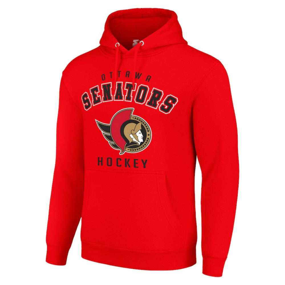 NHL Ottawa Senators Starter Logo Pullover Hoodie - Red