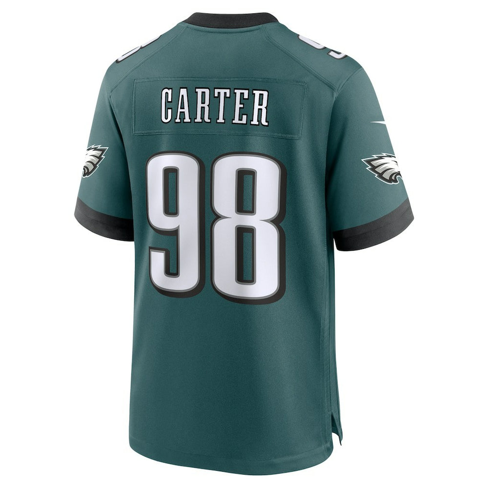 Jalen Carter Philadelphia Eagles Team Game Jersey Midnight Green
