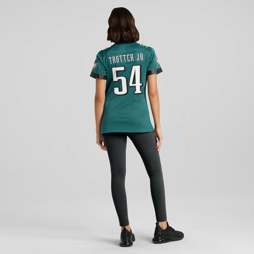 Jeremiah Trotter Jr. Philadelphia Eagles Women's Team Game Jersey Midnight Green