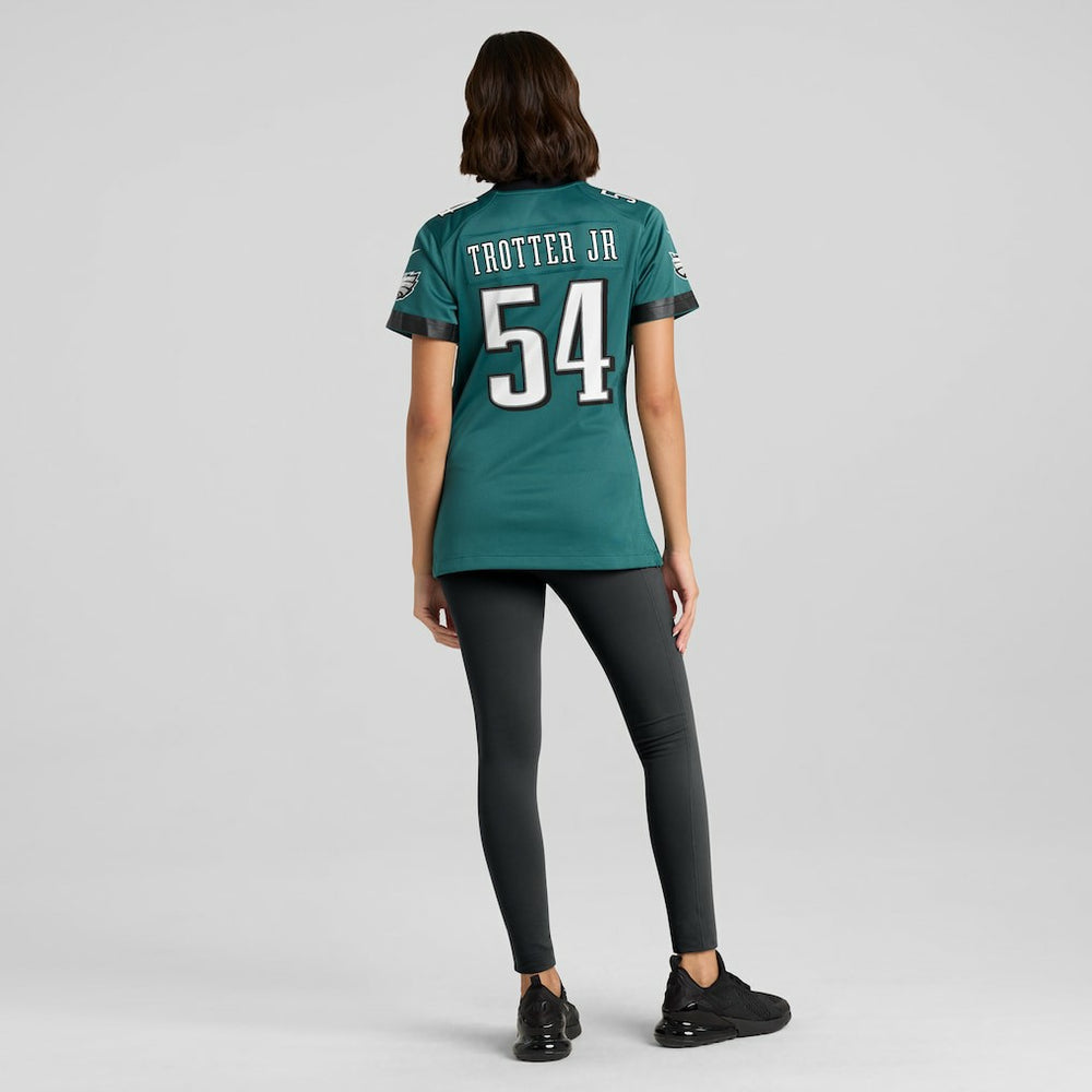 Jeremiah Trotter Jr. Philadelphia Eagles Women's Team Game Jersey Midnight Green